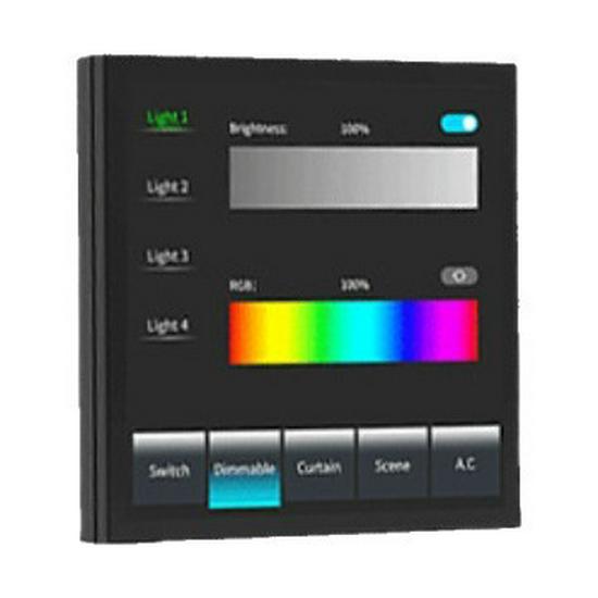 TUYA Smart Touchscreen Switch with App, Voice Control & IR Remote for Home Appliances