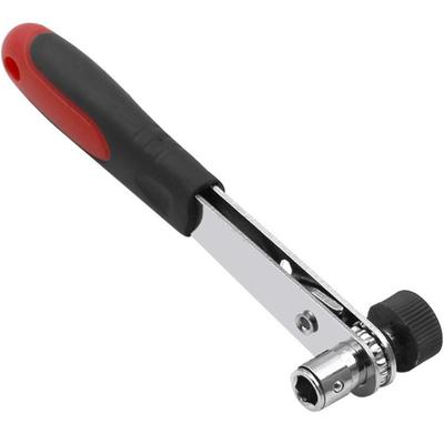 Mini Leichte Verstellbare Schraubendreher Ratsche mit Doppelköpfen für 1/4-Zoll Antriebsstecknuss, 1/4-Zoll Sechskantbit