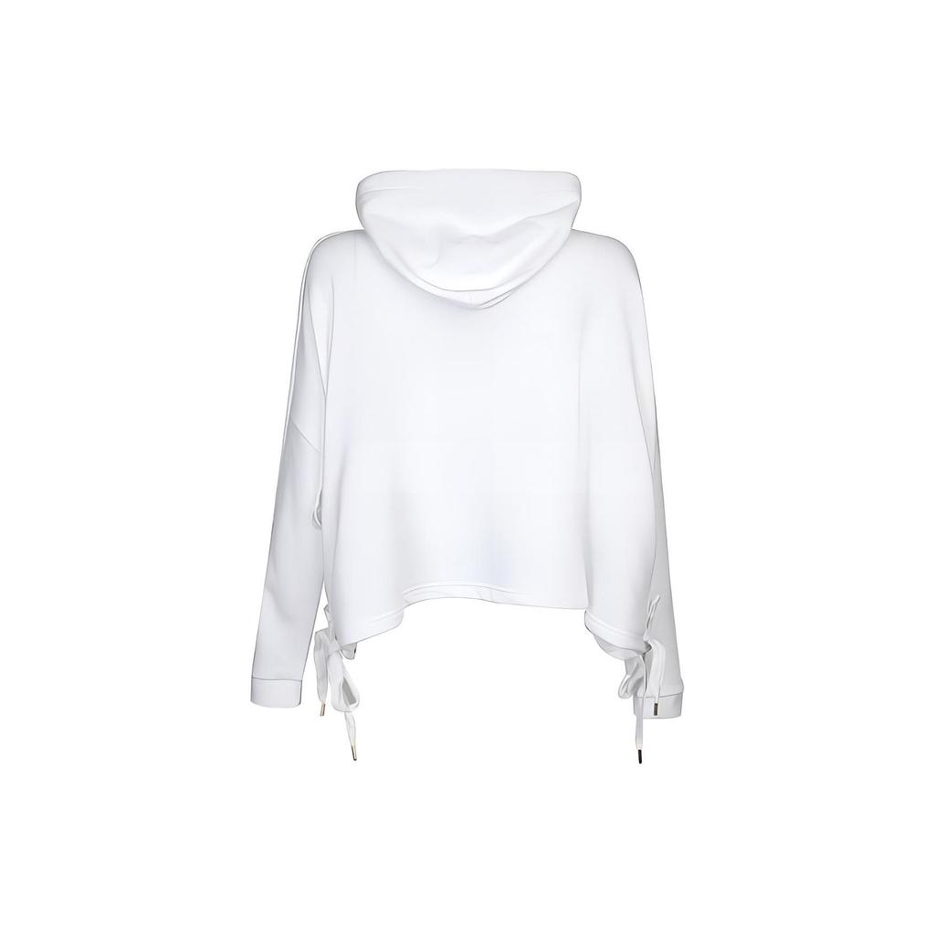 Puma Solid Color Zip-Up Hooded Long Sleeve Jacket Women jackets White 573041-02