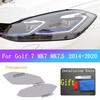For Volkswagen VW Golf 7 MK7 7.5 -2014 Car Headlight Tail Black Anti-Scratch Film Headlight Transparent Tail Protective Film