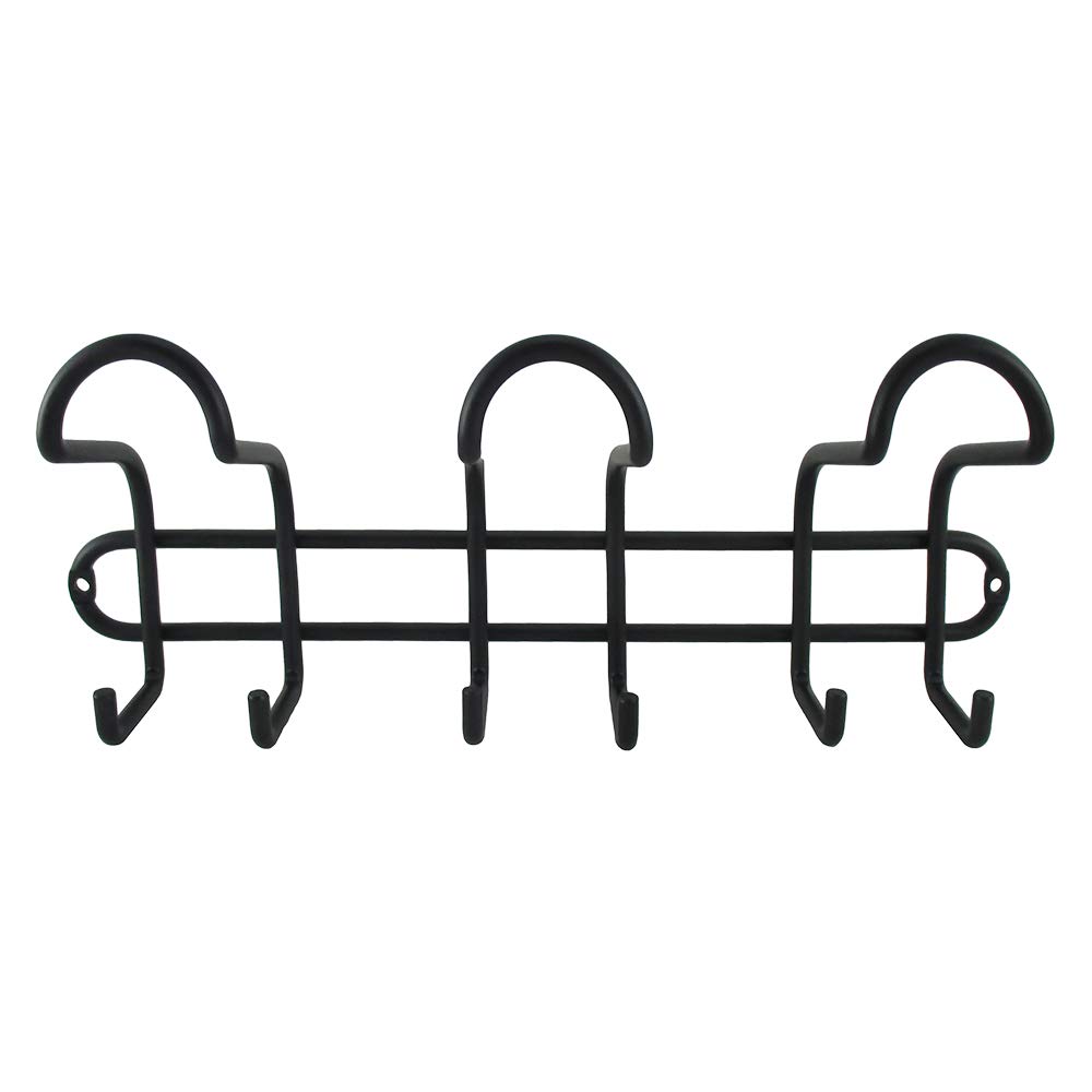 Steel Hanger 3 Triple Hooks Matte Black 3719-3 Inofixsteel Hanger 3 Triple Hooks Matte Black Inofix