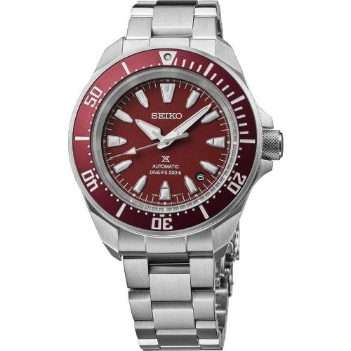 

SEIKO Men s SRPL11 Prospex Watch Red, Red, Sport.