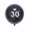 30th, 50th, 60th Birthday Confetti Balloons Combo for Adult Parties
