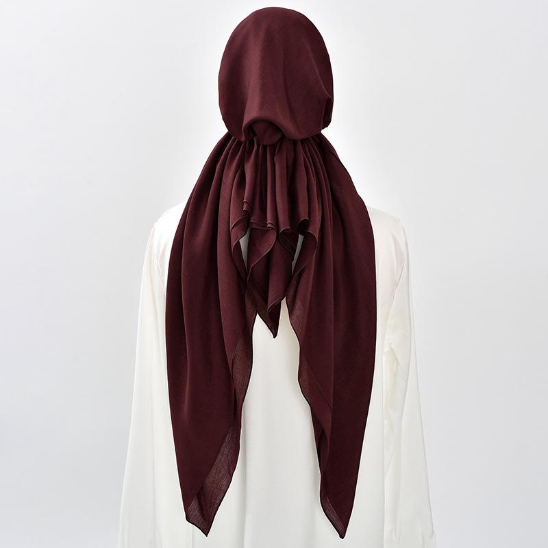 Rhinestone Headband Cap for Woman Muslim Hijab Hat Lady Instant Scarf Islamic Turban