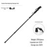 Outdoor Aluminum Trekking Pole/Walking Stick: Straight, T-Grip, Curved, Telescopic Options for Hiking and Skiing.
