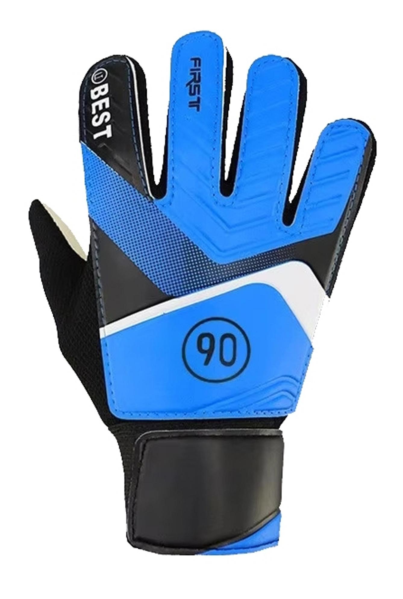 

Kids Goalkeeper Gloves Football Youth Soccer Glove Breathable Grip Palm Children 5 синий