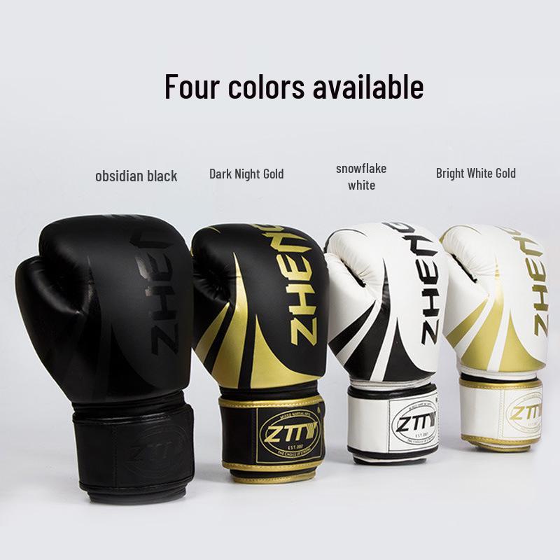 ZTTY Muay Thai Punching Bag Gloves with Rubber and Plastic Liner