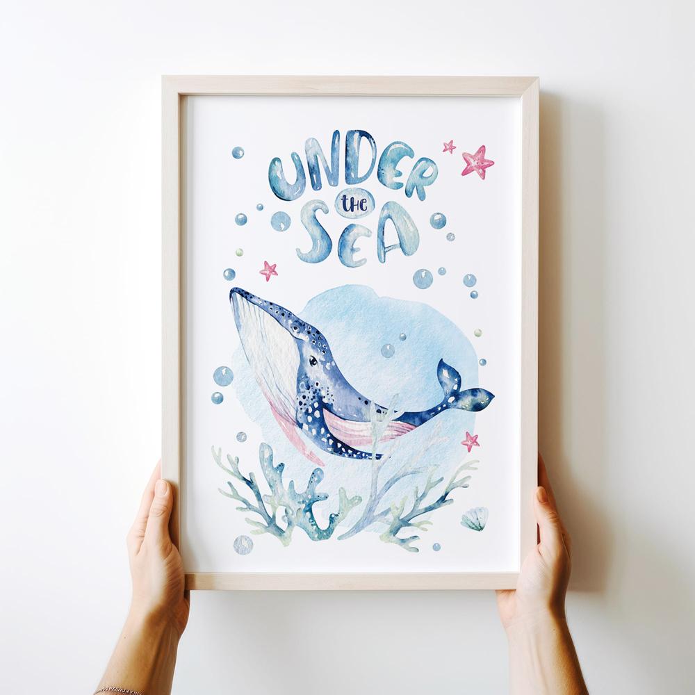 Poster Children's Room Whale Rating