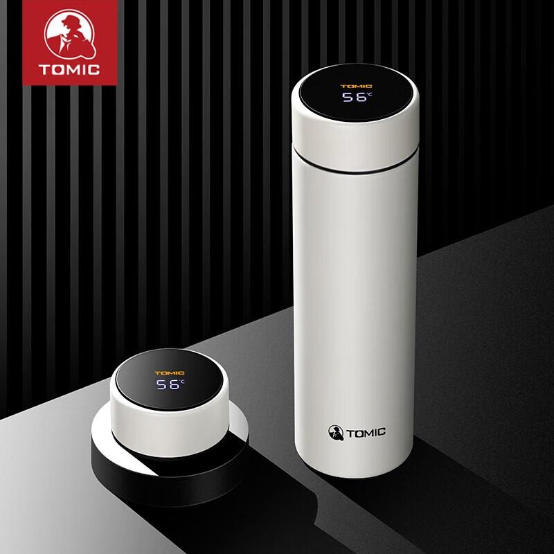 TOMIC Smart Stainless Steel Thermos with Tea Infuser