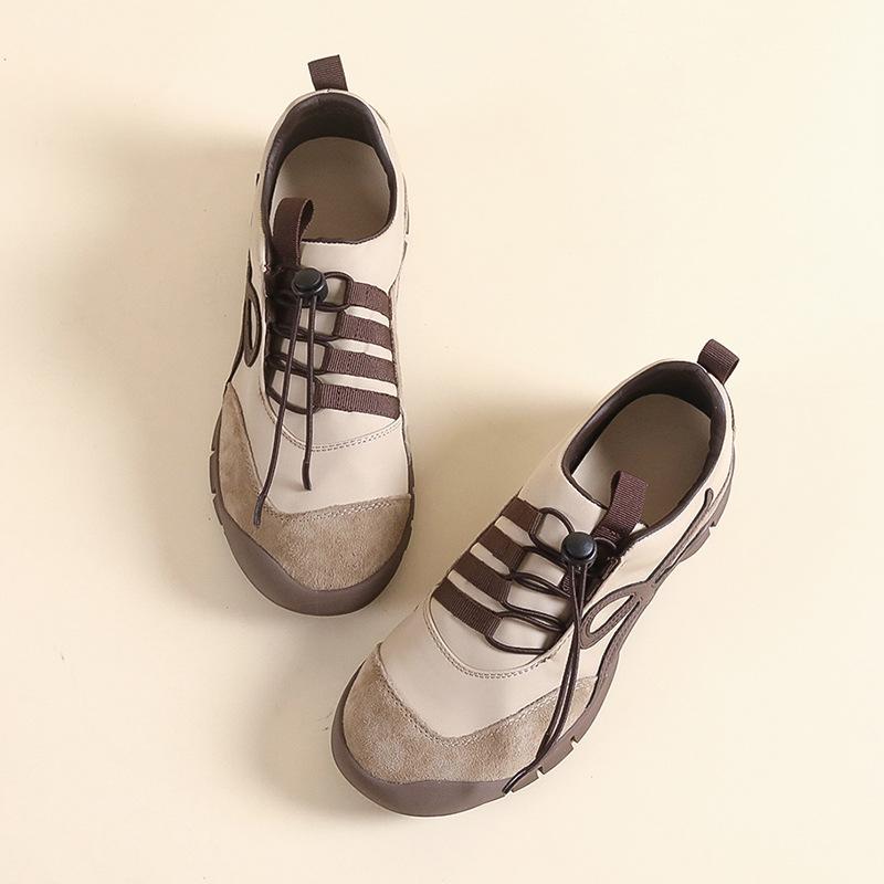 Flat-bottomed Dexun shoes women's 2025 new autumn retro casual sports shoes breathable versatile ballet Forrest Gump shoes