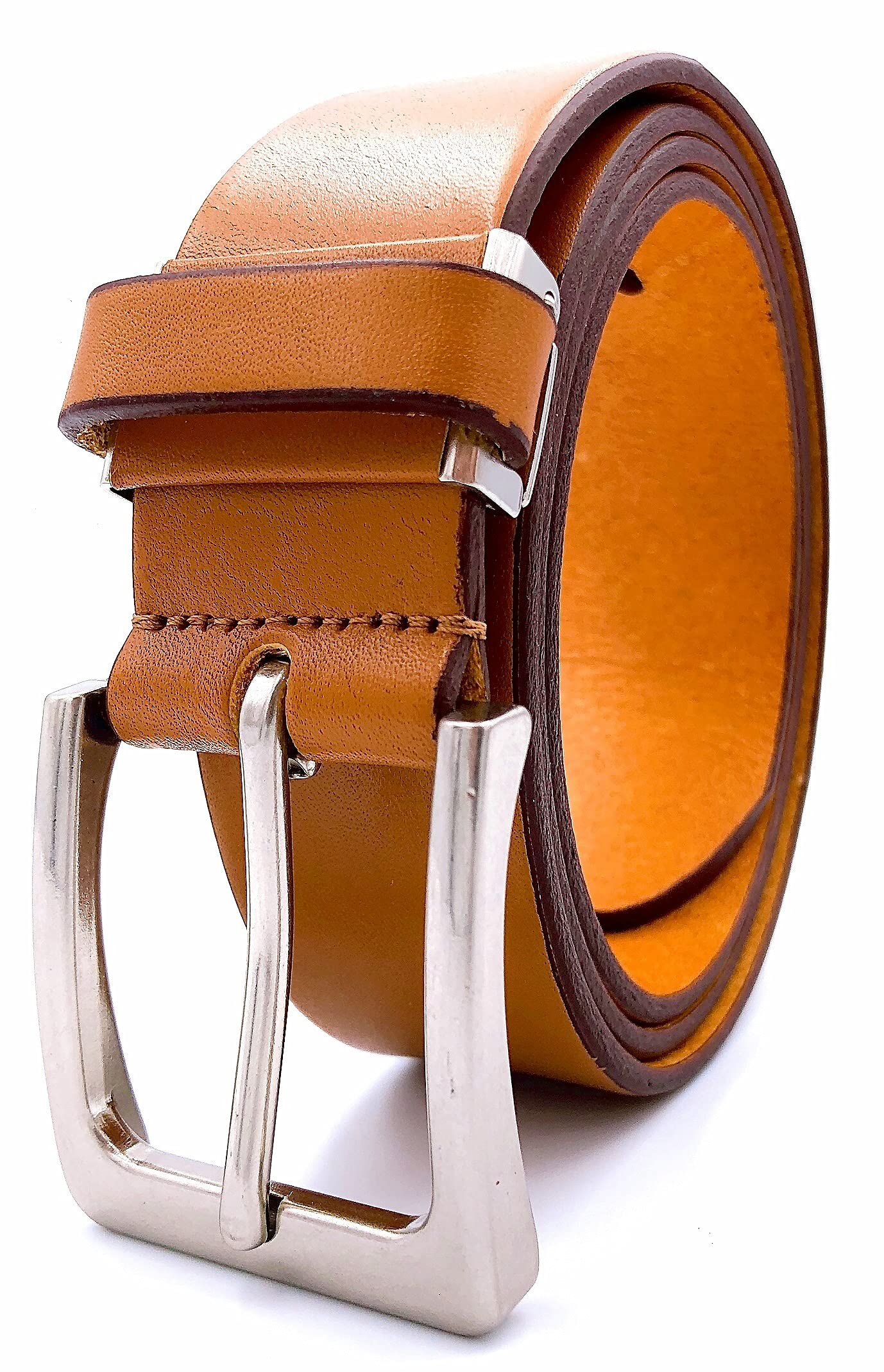 

SADO Ручная работа Прямо с японского Толстый кожаный ремень для бизнеса и повседневной носки Толстая коровья кожа Базовый регулируемый размер для мужчин и РЕМЕНЬ Япония,