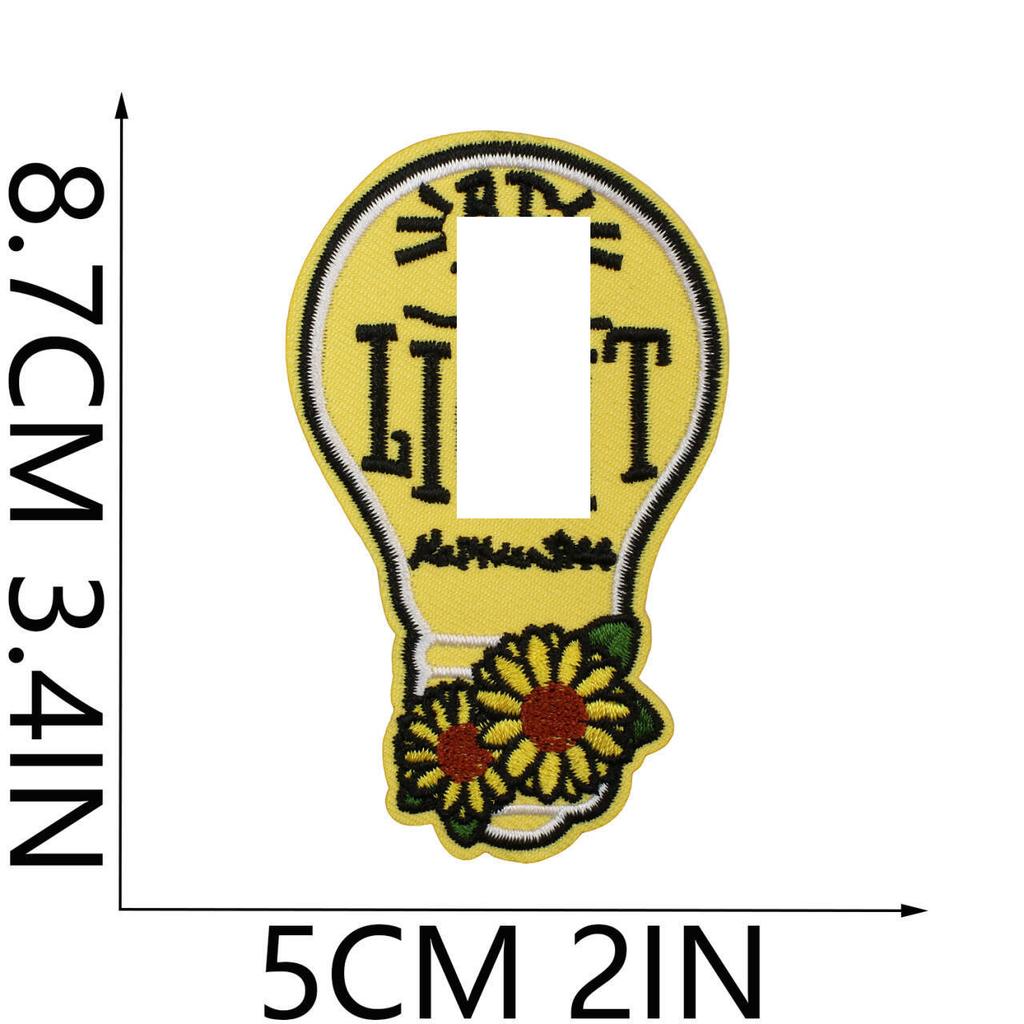 Son Of Jesus Embroidery Cloth Sticker Holiday Costume Decoration Faith Quotes Patch Sticker Flower Letter Embroidery Chapter Ironing