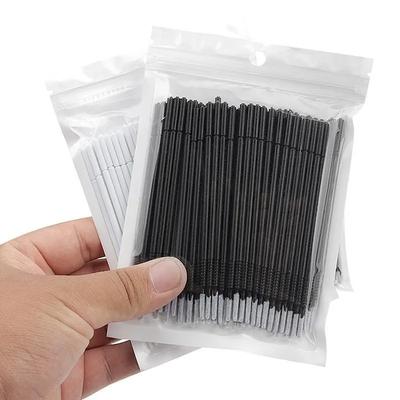 100 Pcs Disposable Spiral Mascara Brush Handle Microbrush Applicator Lashes Brushes Eyelash Extension Makeup Tools Wholesale