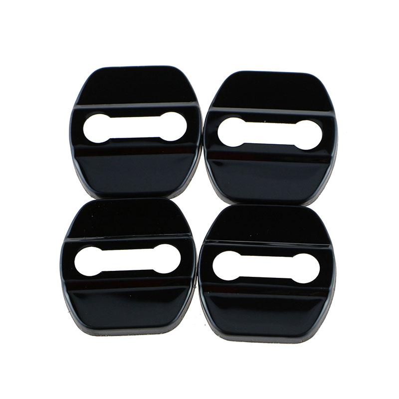 4Pcs Car Door Lock Cover Trim Case for Nissan Almera Juke Sentra Tiida X-Trail Rogue New Sunny Kicks Protector Accessories