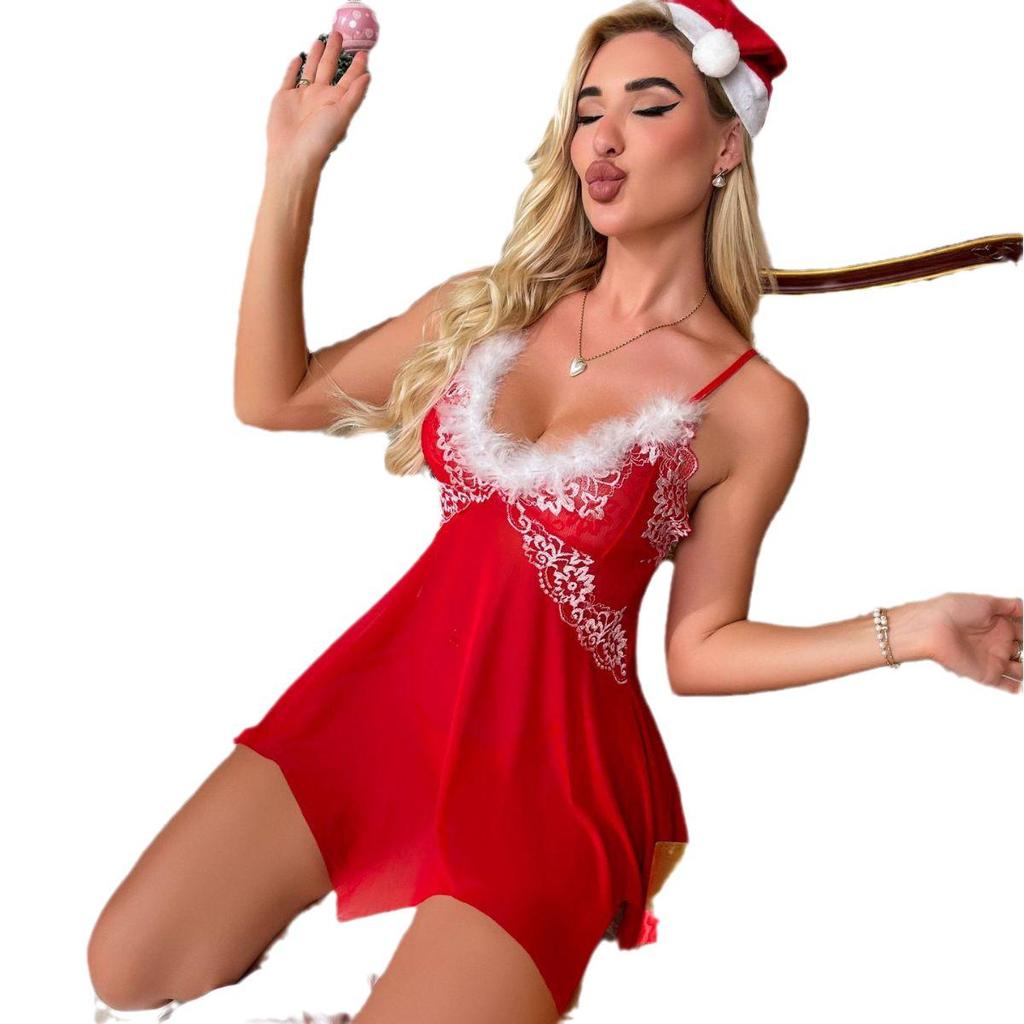 Christmas Bunny Girl Lingerie - Temptation Sleepwear