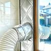 Air Conditioner Window Seal Kit Padded Silver Coated UV Resistant Portable Easy Installation for Household AC Units