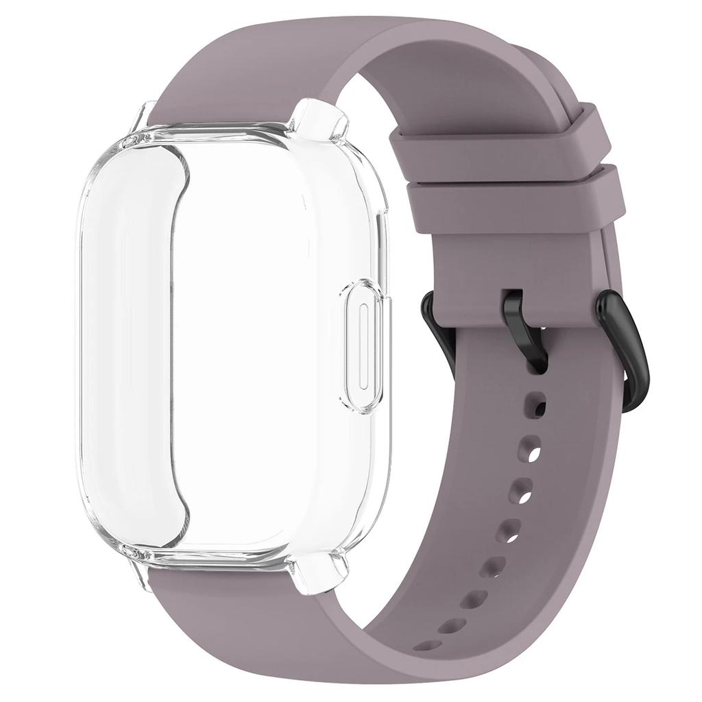 22mm Silicone Strap With Case For Xiaomi Redmi Watch 5 Active Lite Smart Watch Wrist Band And Case For Redmi Watch 5 Lite Active