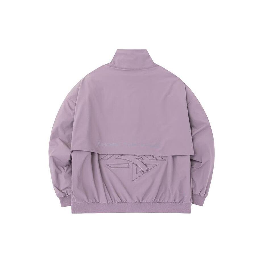 ANTA Basketball Collection Jackets Men's Dusty Purple Baseball Collar Thin Other 152331602-2