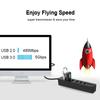 USB Hub 3/6 Port Expander Adapter USB 3.0 Hub Multi USB Splitter 2.0 Hab 3 Hub 3.0 Více USB 3.0 USB-Hub Čtečka karet pro PC