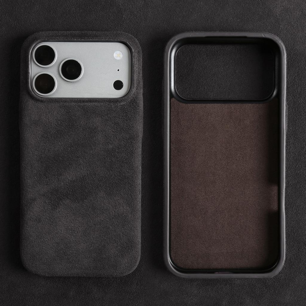For Alcantara Premium Phone Case for Iphone 17 Pro Max Air 16e 16 15 14 Plus 13 12 Mini 11 XR XS Max 7 8 Back Cover Case Shell