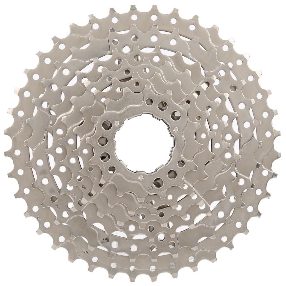 Cassetta Acciaio 8 Velocità 11-40T per Mountain Bike Ruota Libera Accessorio Bicicletta Argento