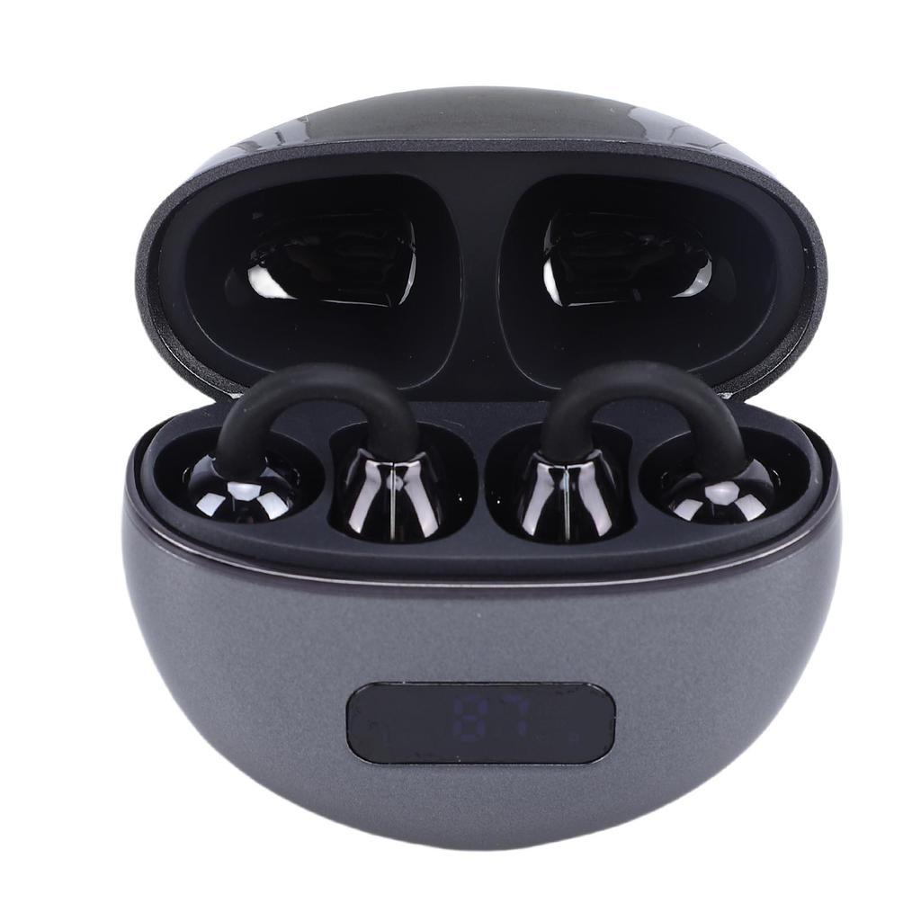 Wireless Bluetooth Earbuds LED Digital Display HiFi Touch Control Ear Buds with Noise Canceling Mics for Cycling