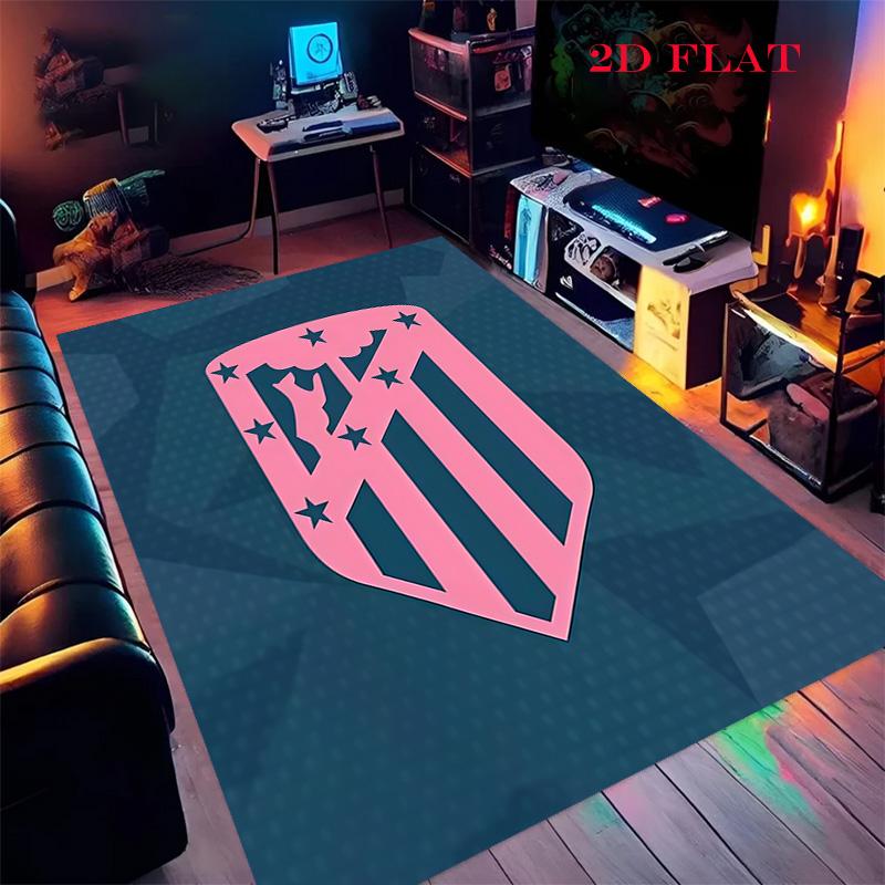 Atleti Carpet Rug for Living Room Bedroom Home Sofa Decoration,Kids play Nonslip Floor Mat