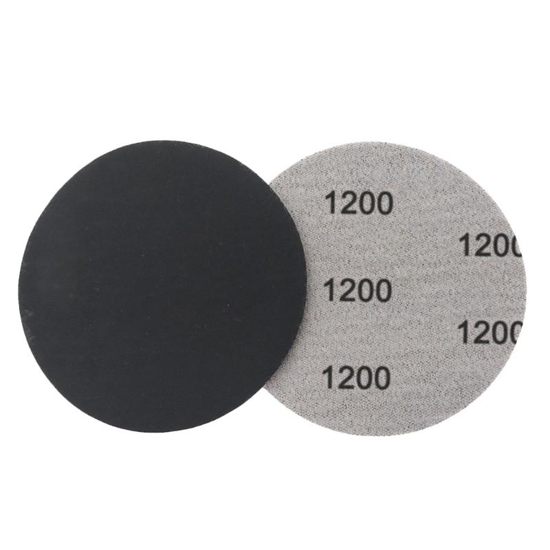 Pack of 30 Wet Dry Polishing Sandpaper Discs Abrasive Sheets Carbon Silicon Materials for Automotive Metal Woodworking