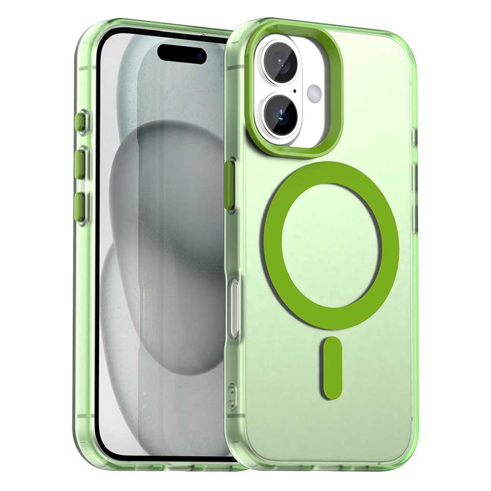 For iPhone 17 Case Compatible with MagSafe Anti Drop Hybrid Phone Back Cover