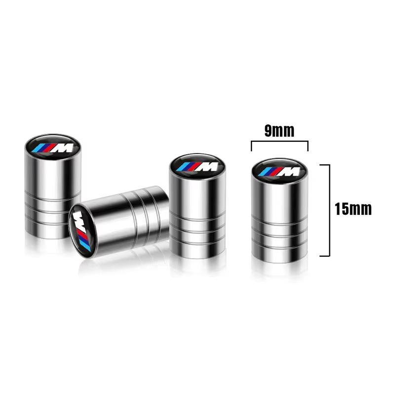 For BMW GF44Pcs Car Wheel Tire Valve Stem Cap Auto Air Stem Cover Auto Accessories for BMW M E90 E91 E92 E93 M3 E60 E61 F10 F07 M5 E63 E64