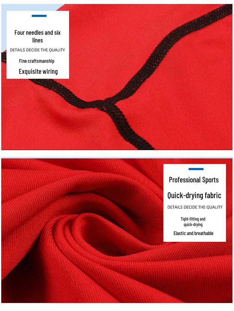 Men's Quick-Dry Compression Sports Pants: Tight, Breathable, High Elasticity for Basketball, Football, Running, and Fitness Training.