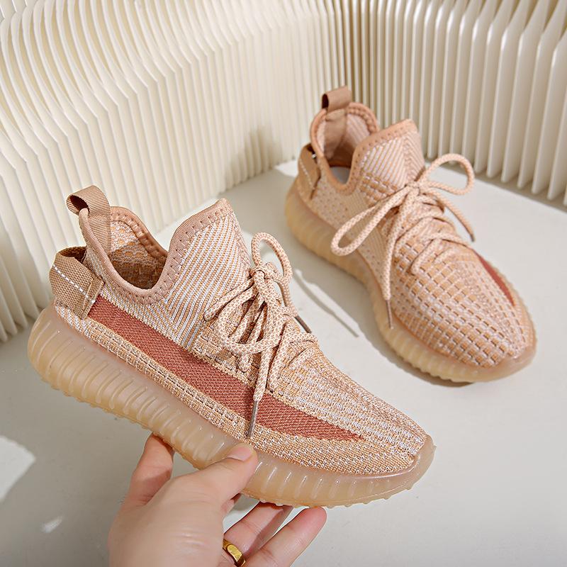 New Coconut Shoes, the Same for Men and Women, Summer Breathable Fly-woven Shoe Covers, Casual Sports Shoes, Couple Mesh Shoes