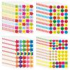 EUSTACE Reward Stickers Large Capacity Smile Face Circular Star Stickers Colorful for Schoolchildren and Teachers' Rewards