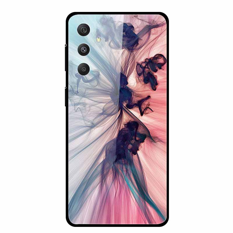 For Samsung Galaxy M54 M34 M14 Case Luxury Tempered Glass Back Cover Hard Case Samsung Galaxy M 54 Capa Fundas Coque Colorful