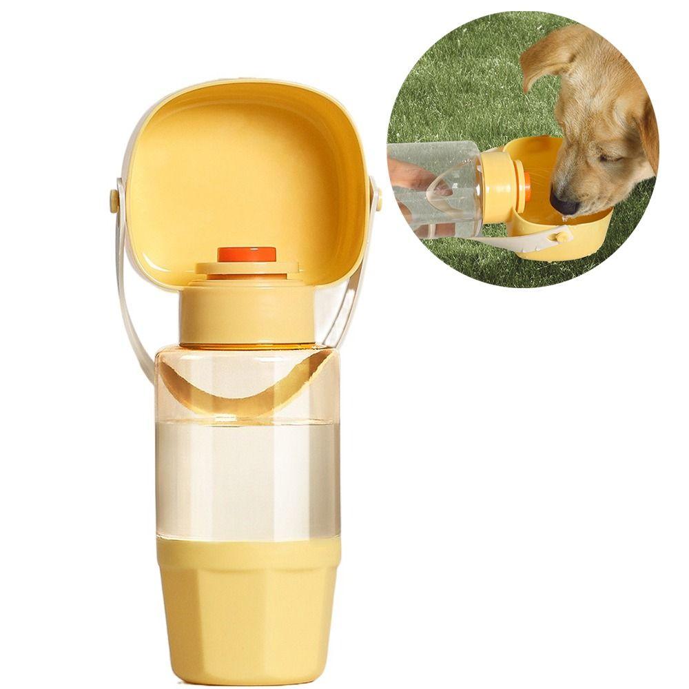 Food Container Dog Outdoor Drinking Bowl Lightweight 2 In 1 Pet Water Dispenser  Camping