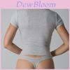 Cotton Jersey Tshirt For Women With Soft Stretch Fabric For Yoga And Casual Wear