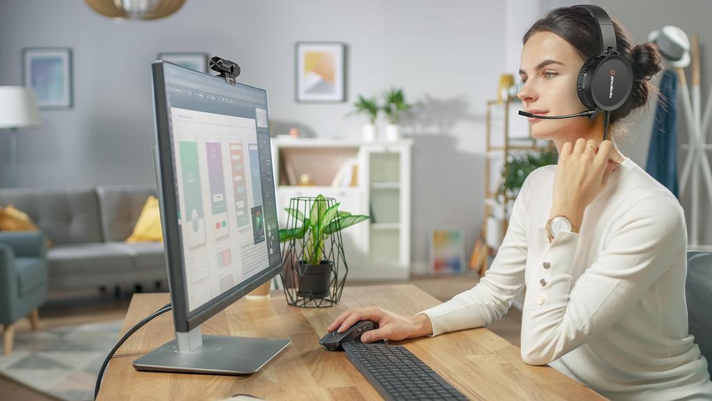 Zestaw słuchawkowy AVerMedia Video Conference KIT 317 USB z kamerą internetową Full HD do wideokonferencji Gwarancja japońskiego producenta BO317 CM1241 + (język angielski