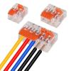 90PCS Quick and Transparent Wire Connectors - Models PCT412, PCT413, PCT415 (75 Cross-Border Pieces)