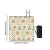 Picnic Outdoor Blanket 200 Cmx200 cm Cute with Storage Bag Foldable Beach Portable Camping