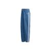adidas Originals FW25 Jeans de Moda Baggy com Estampa Gráfica Jeans Feminino bottoms KC6278