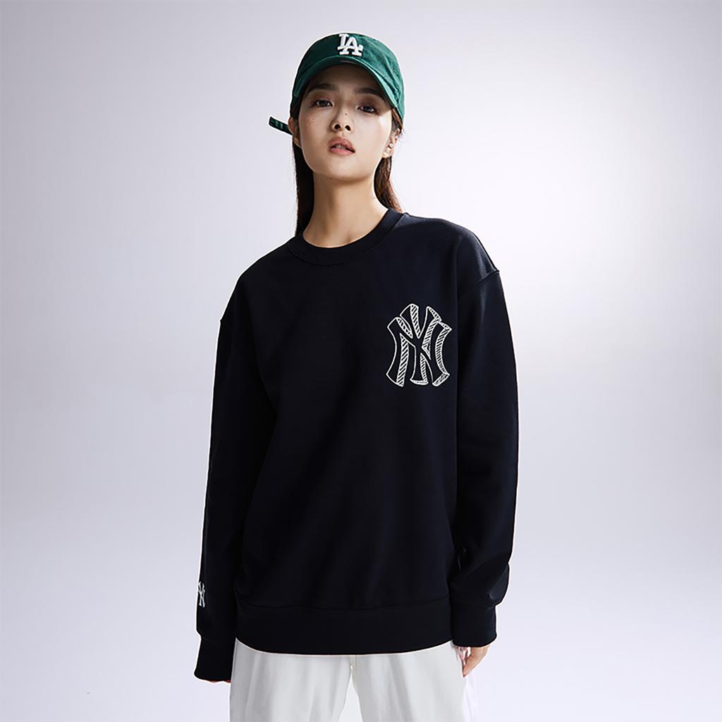 New MLB Sweatshirts Unisex Black 3AMTB0434-50BKS