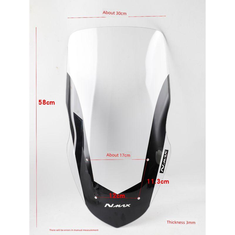 

Suitable for Motorcycle Skyhawk Ts150 Front Windshield Monger 150 Windshield Restoration High Windshield Transparent-one raised windshield