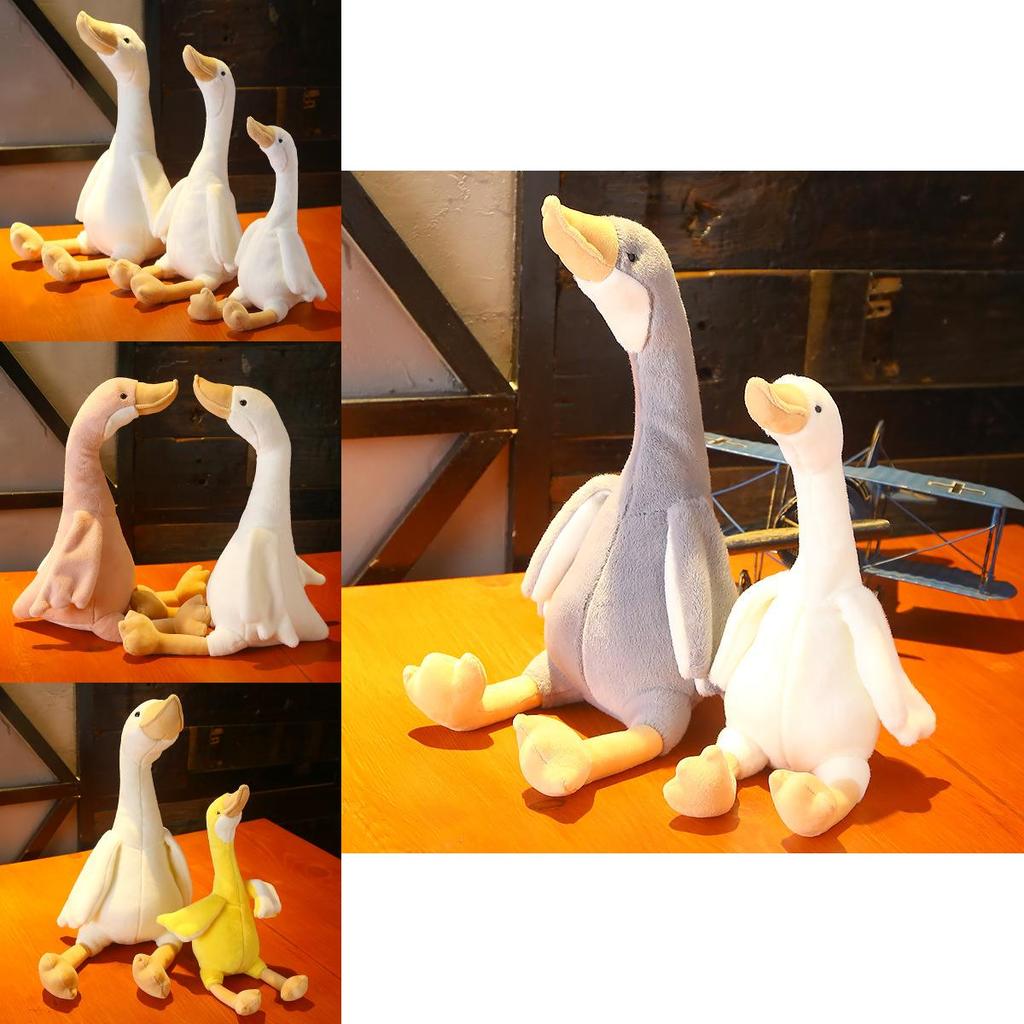 Cute White Pink Gray Swan Plush Toy Plush Doll Pillow For Kids Baby Gift And Comfort