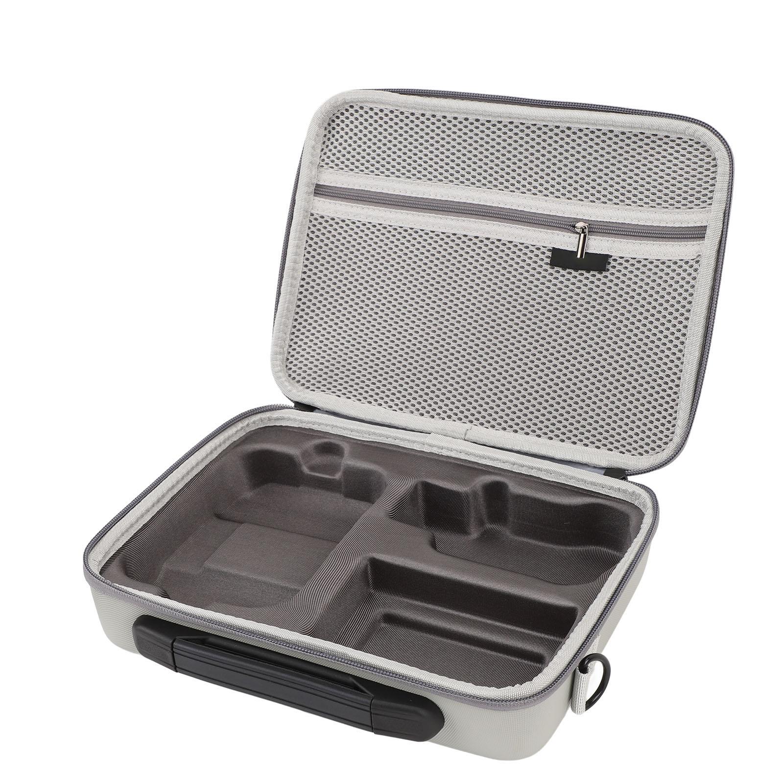 

Drone Case Water Resistant Drop Proof PU Leather Shock Absorbing Double Zipper Drone Storage Bag