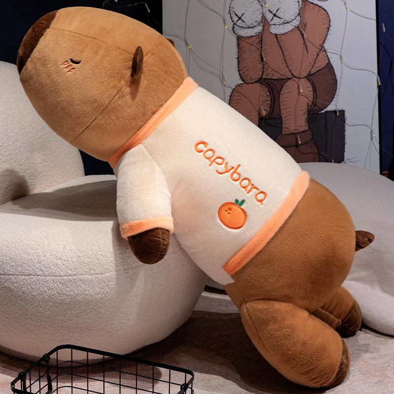 Kawaii Kapibala Plush Toy Capybara Animal Soft Stuffed Toy Capibala Cute Doll Pillow Gift Decoration