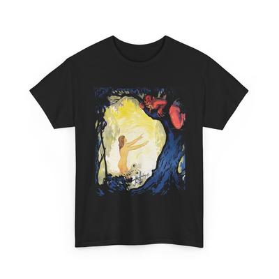 T-shirt con poster originale del film muto Haxan del 1922 senza scritte