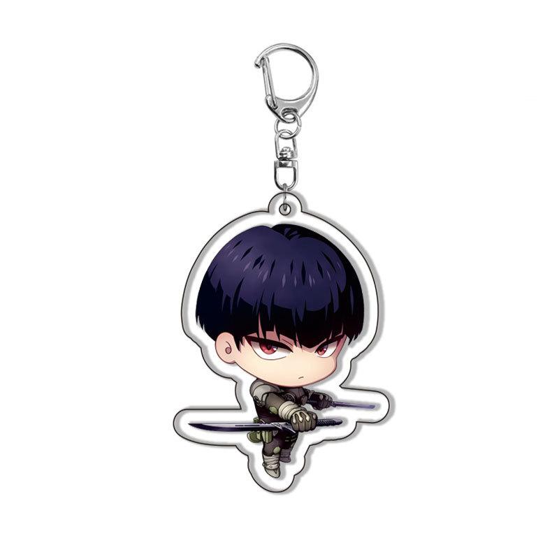 

Monster 8 Kafka Hibino Acrylic Double Sided Keychain Cartoon Anime Keychain Cute Character Keychain Japanese Anime Merchandise 55mm