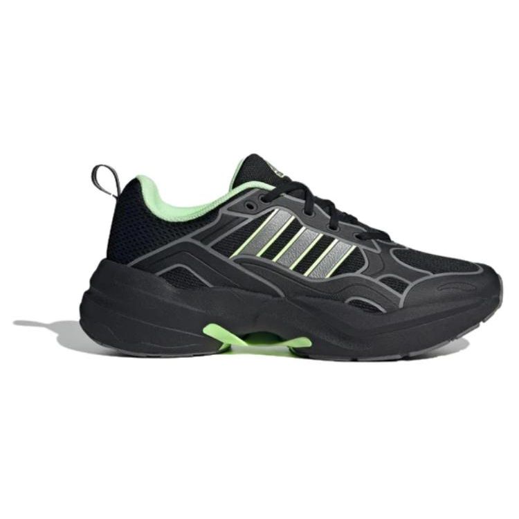 Adidas Maxxcetus Pohodlná látka Odolné Nízké Ležérní Běžecké Boty Unisex Tenisky Černá Zelená ID6233