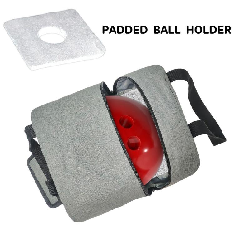 Bowling Bag Bowling Ball Bag with Padded Ball Holder Bowling Handbag Bowling Supplies for Outdoor
