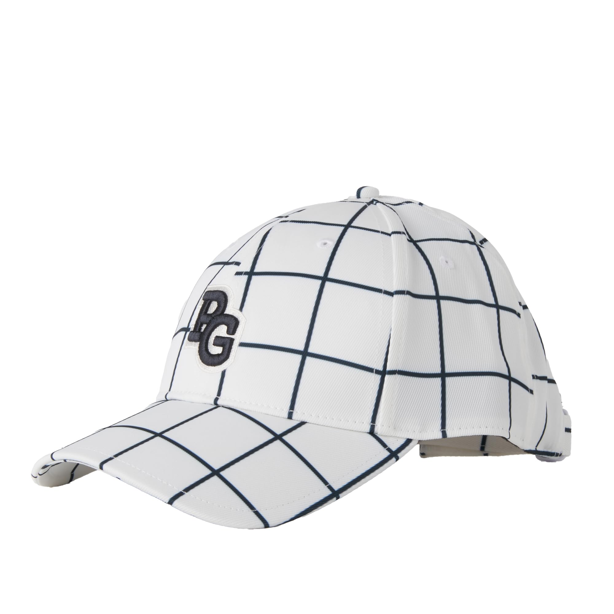 

Unisex Cap Size Golf Hat Base FR [PEARLY GATES] (Checkered Pattern, Adjustable) / / 053-4187505 031_White